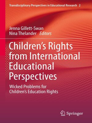 cover image of Children's Rights from International Educational Perspectives